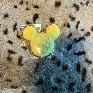 Stoney Clover Lane x Disney Mickey Mouse Glitter Varsity yellow patch